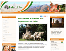 Tablet Screenshot of indien.info